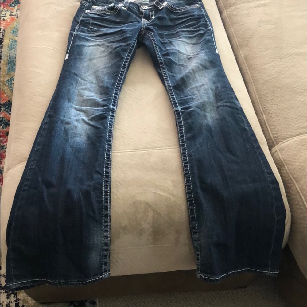 Big star street flare jeans from buckle.